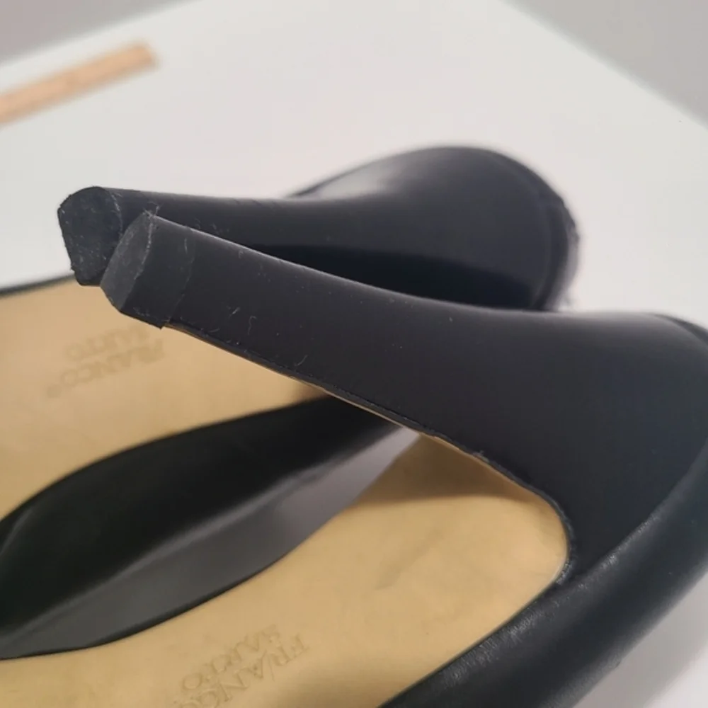 Franco Sarto Black‎ Heeled Boots Size 8